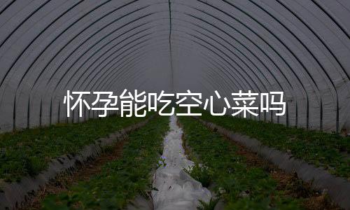 怀孕能吃空心菜吗