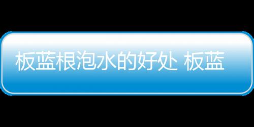 板蓝根泡水的好处 板蓝根的服用方法有哪些