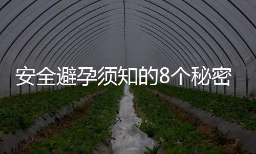 安全避孕须知的8个秘密 避孕药使用次数有限制