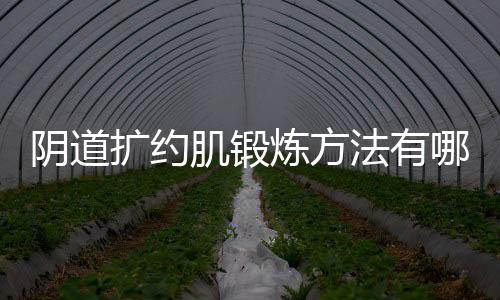 阴道扩约肌锻炼方法有哪些